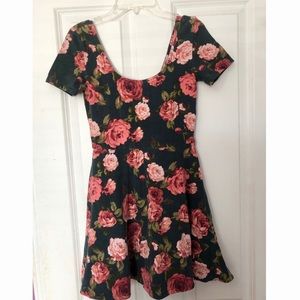 Floral Forever 21 Skater Dress